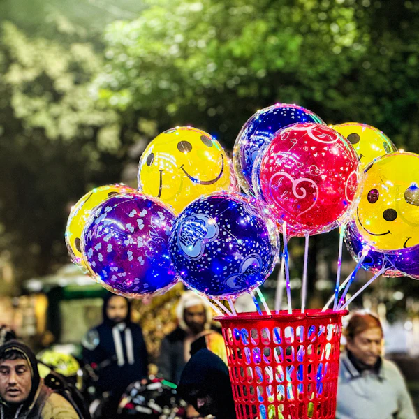 Smiley Balloon Gift