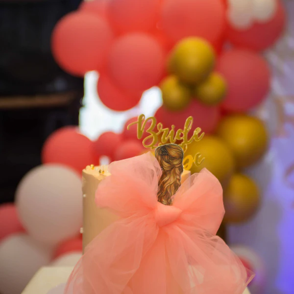 Balloon & Cake Table Setup