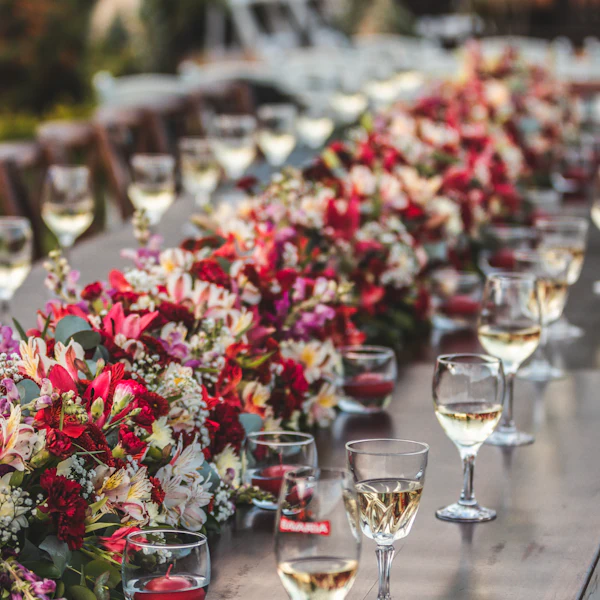 Long Table Floral Runner